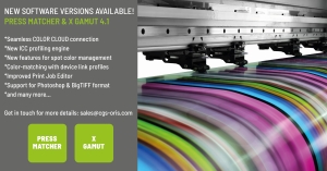 四色和多色印刷色彩管理软件PRESS MATCHER和X GAMUT V4.1版本已发布