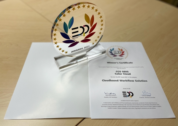 COLOR CLOUD received EDP Award!